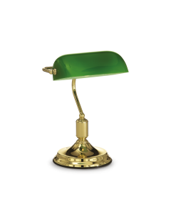 Επιτραπέζιο Φωτιστικό LAWYER TL1 Ορείχαλκος Ideal Lux 013657