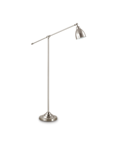 Φωτιστικό Δαπέδου NEWTON PT1 NICKEL Ideal Lux 015286