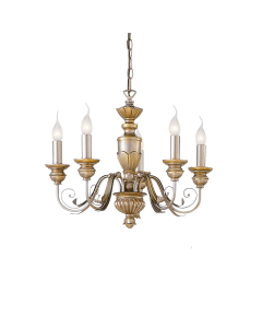 Κρεμαστό Φωτιστικό FIRENZE SP5 Χρυσό Ideal Lux 020822