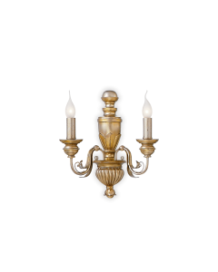 Απλίκα FIRENZE AP2 Χρυσό Ideal Lux 020846