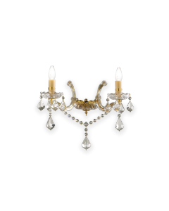 Απλίκα FLORIAN AP2 Χρυσό Ideal Lux 035659