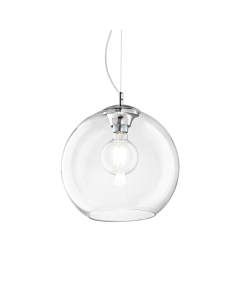 Κρεμαστό Φωτιστικό NEMO SP1 D40 Διάφανο Ideal Lux 052816