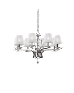 Κρεμαστό Φωτιστικό PEGASO SP8 Λευκό Ideal Lux 059242