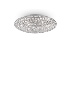 Φωτιστικό Οροφής KING PL9 Χρώμιο Ideal Lux 073255