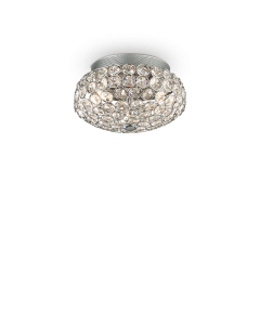 Φωτιστικό Οροφής KING PL3 Χρώμιο Ideal Lux 075389