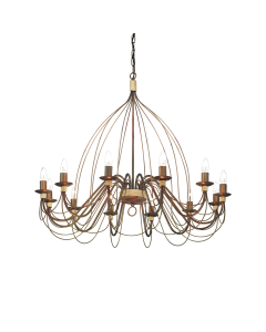 Κρεμαστό Φωτιστικό CORTE SP12 RUGGINE Ideal Lux 097671