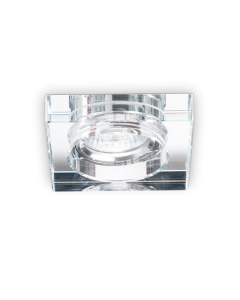 Χωνευτό Φωτιστικό BLUES FI SQUARE Διάφανο Ideal Lux 114019