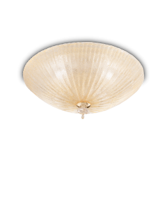 Φωτιστικό Οροφής SHELL PL6 AMBRA Ideal Lux 140193