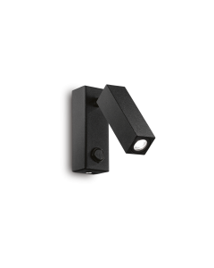 Απλίκα PAGE AP SQUARE Μαύρο Ideal Lux 142241