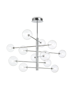 Κρεμαστό Φωτιστικό EQUINOXE SP12 Χρώμιο Ideal Lux 200118