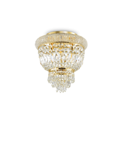 Φωτιστικό Οροφής DUBAI PL3 Ορείχαλκος Ideal Lux 200996