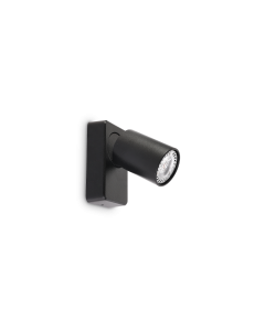 Απλίκα RUDY AP1 ROUND Μαύρο Ideal Lux 229010