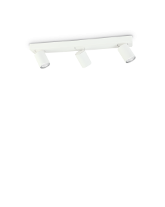 Φωτιστικό Οροφής RUDY PL3 ROUND Λευκό Ideal Lux 229065