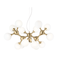 Κρεμαστό Φωτιστικό NODI SP15 Ορείχαλκος Ideal Lux 241012