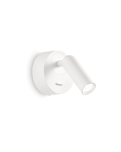 Απλίκα BEAN AP ROUND Λευκό Ideal Lux 260600