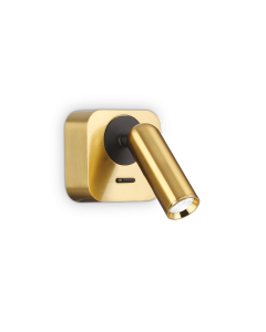 Απλίκα BEAN AP SQUARE Ορείχαλκος Ideal Lux 260662