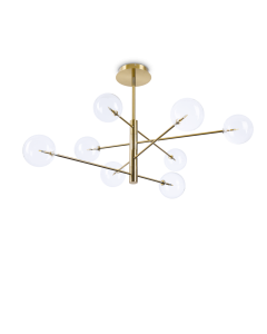 Κρεμαστό Φωτιστικό EQUINOXE SP8 Ορείχαλκος Ideal Lux 275215