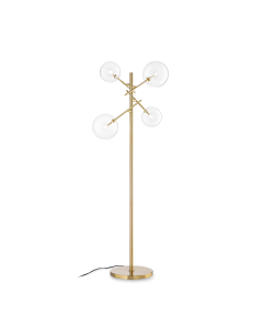 Φωτιστικό Δαπέδου EQUINOXE PT4 Ορείχαλκος Ideal Lux 290966