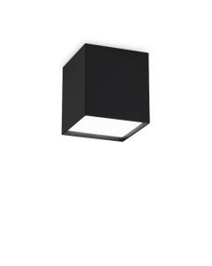 Φωτιστικό Οροφής KUBIKO PL Μαύρο Ideal Lux 303314