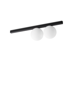 Φωτιστικό Οροφής BINOMIO PL2 Μαύρο Ideal Lux 310671