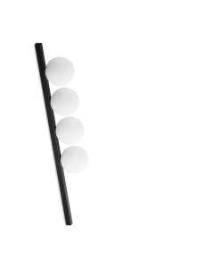 Φωτιστικό Οροφής BINOMIO PL4 Μαύρο Ideal Lux 310688