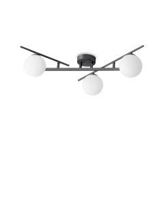 Φωτιστικό Οροφής ATLAS PL3 Μαύρο Ideal Lux 311357