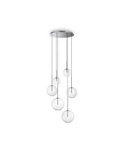 Κρεμαστό Φωτιστικό EQUINOXE SP6 Χρώμιο Ideal Lux 317250