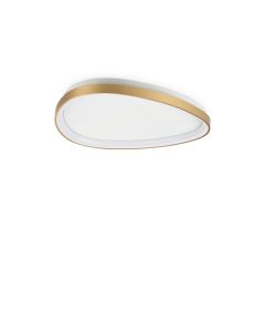 Φωτιστικό Οροφής GEMINI PL D061 ON-OFF Ορείχαλκος 2700K Ideal Lux 341484