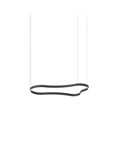 Κρεμαστό Φωτιστικό WAVES-2 SP Μαύρο Ideal Lux 345246