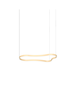 Κρεμαστό Φωτιστικό WAVES-2 SP Χρυσό Ideal Lux 345253