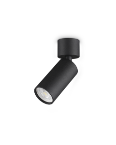 Απλίκα DYNAMITE AP1 MINI ROUND Μαύρο Ideal Lux 347646