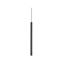 Κρεμαστό Φωτιστικό LOOK LED SP1 SQUARE D15 H400 ON-OFF Μαύρο 3000K Ideal Lux 351650