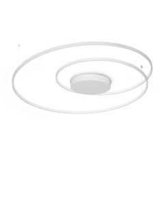 Φωτιστικό Οροφής OZ PL D100 ON-OFF Λευκό 3000K Ideal Lux 352428