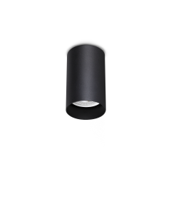 Φωτιστικό Οροφής LOOK PL1 ROUND D60 H100 Μαύρο Ideal Lux 353821