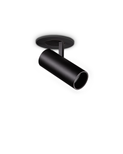 Χωνευτό Φωτιστικό NOVA FI 06W 3000K Μαύρο Ideal Lux 364360