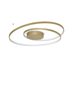 Φωτιστικό Οροφής OZ PL D080 ON-OFF Ορείχαλκος 3000K Ideal Lux 365060