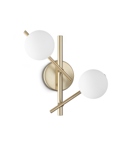 Απλίκα ATLAS AP2 Χρυσό Ideal Lux 365084