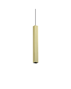 Κρεμαστό Φωτιστικό LOOK SP1 SQUARE D40 H400 Ορείχαλκος Ideal Lux 366982