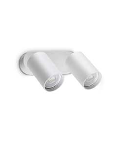 Απλίκα DYNAMITE AP2 ROUND Λευκό Ideal Lux 367378