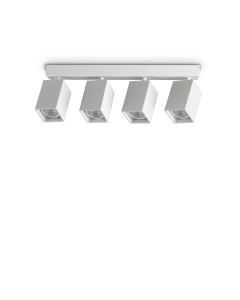 Φωτιστικό Οροφής DYNAMITE PL4 LINEAR SQUARE Λευκό Ideal Lux 367422