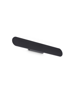 Απλίκα ZIG ZAG AP D54 ROUND Μαύρο 3000K Ideal Lux 369495