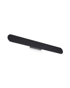 Απλίκα ZIG ZAG AP D76 ROUND Μαύρο 3000K Ideal Lux 369556