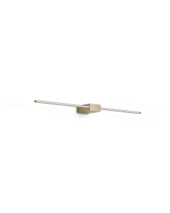 Απλίκα ESSENCE AP SQUARE D075 LUCE DIR. Ορείχαλκος 3000K Ideal Lux 371689