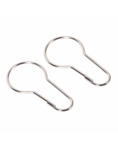 Curtain Hooks 12pcs metal κρίκοι κουρτίνας μπάνιου MRShome  MRS44002L