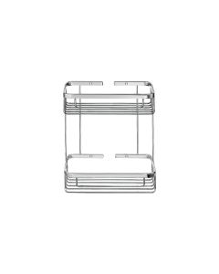 Sanco Shower Baskets Διπλή παραλ/μη Θήκη Χρώμιο 00004-Α03