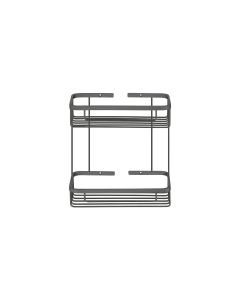 Sanco Shower Baskets Διπλή παραλ/μη Θήκη Ανθρακί ανάγλυφο 00004-Μ118