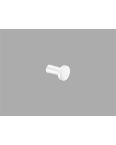 Sanco Bath Robe Hook & Door Stop Μονό Άγκιστρο Λευκό ματ 00671-Μ101