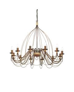 Κρεμαστό Φωτιστικό CORTE SP12 RUGGINE Ideal Lux 097671