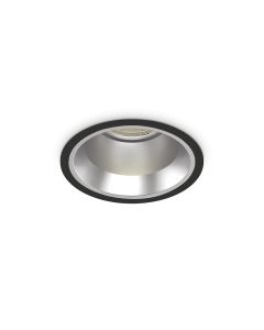 Χωνευτό Φωτιστικό OFF FI 28W 4000K Μαύρο Ideal Lux 266589