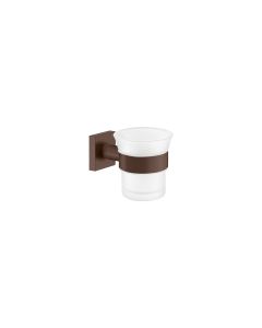 Sanco Iconic Glass Holder Wenge ανάγλυφο 26701-Α75